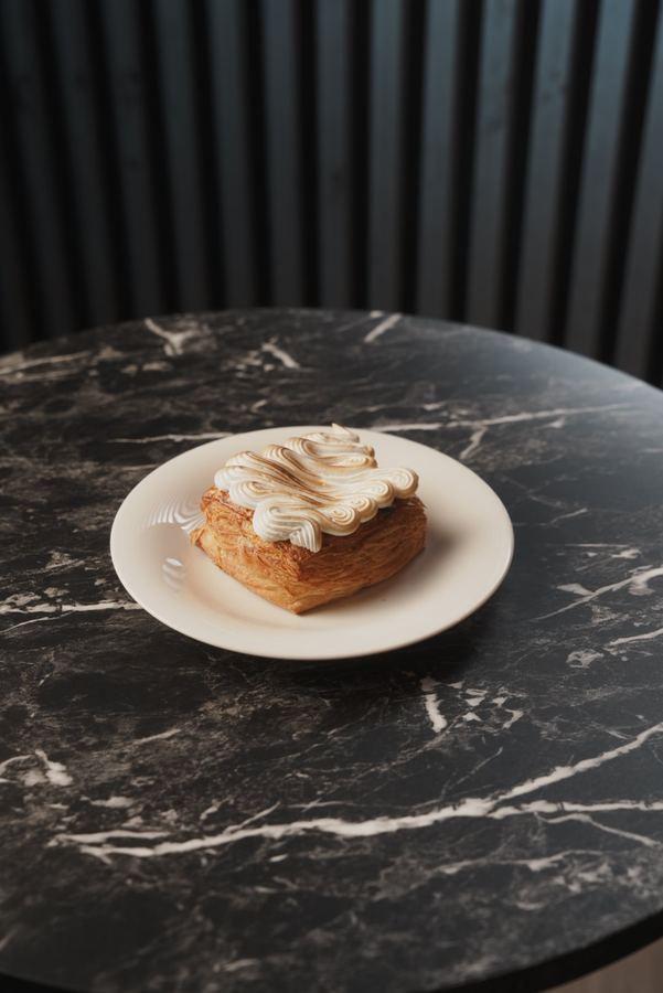Plated, on marble