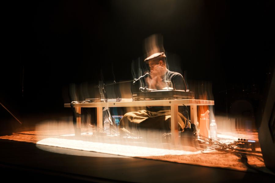 Long exposure at the booth