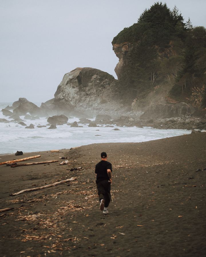 Walking the fog line