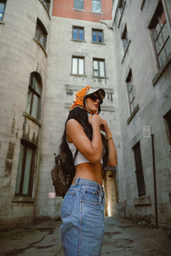 Street portrait, alley